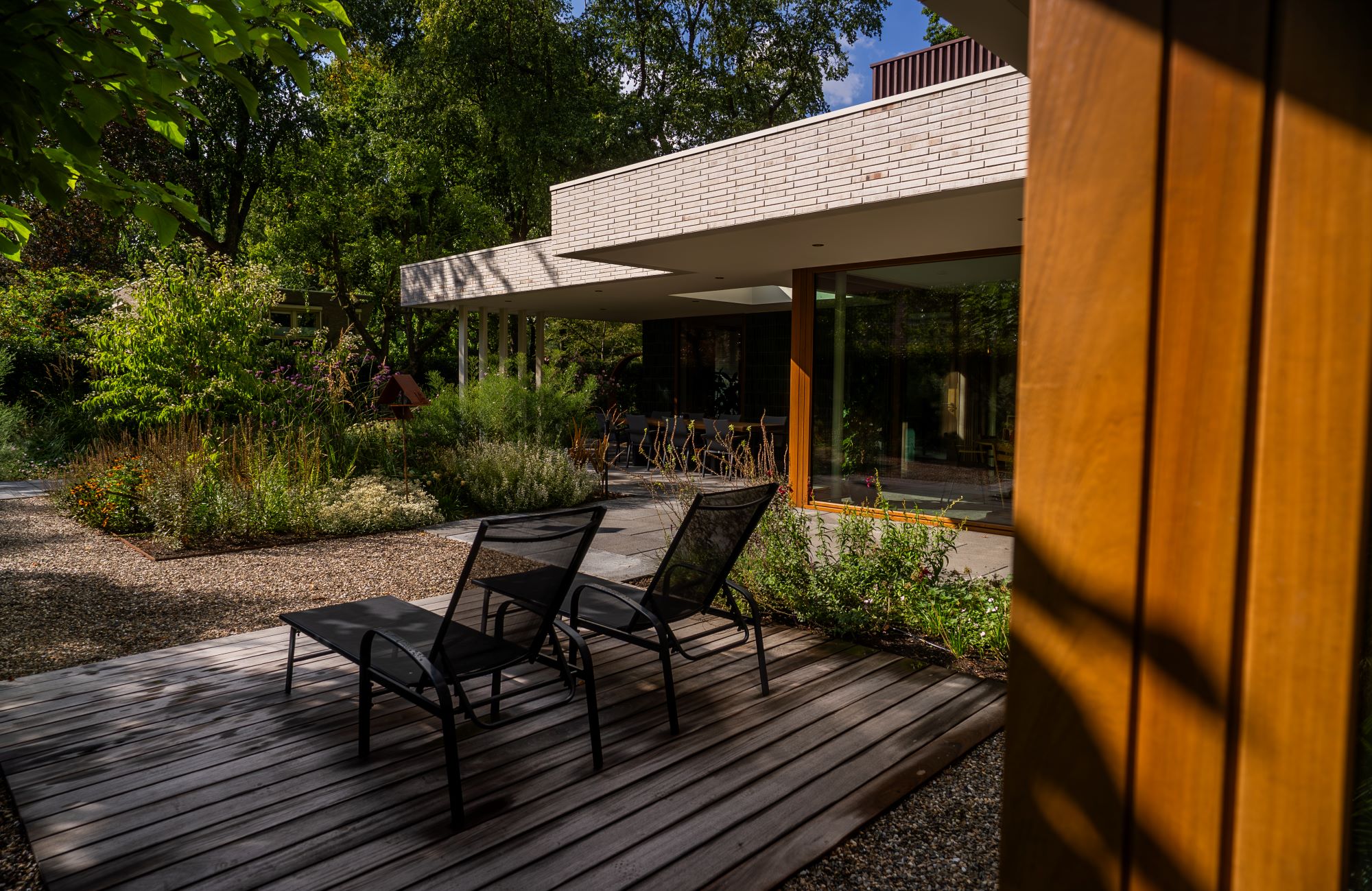exclusieve tuin bij villa