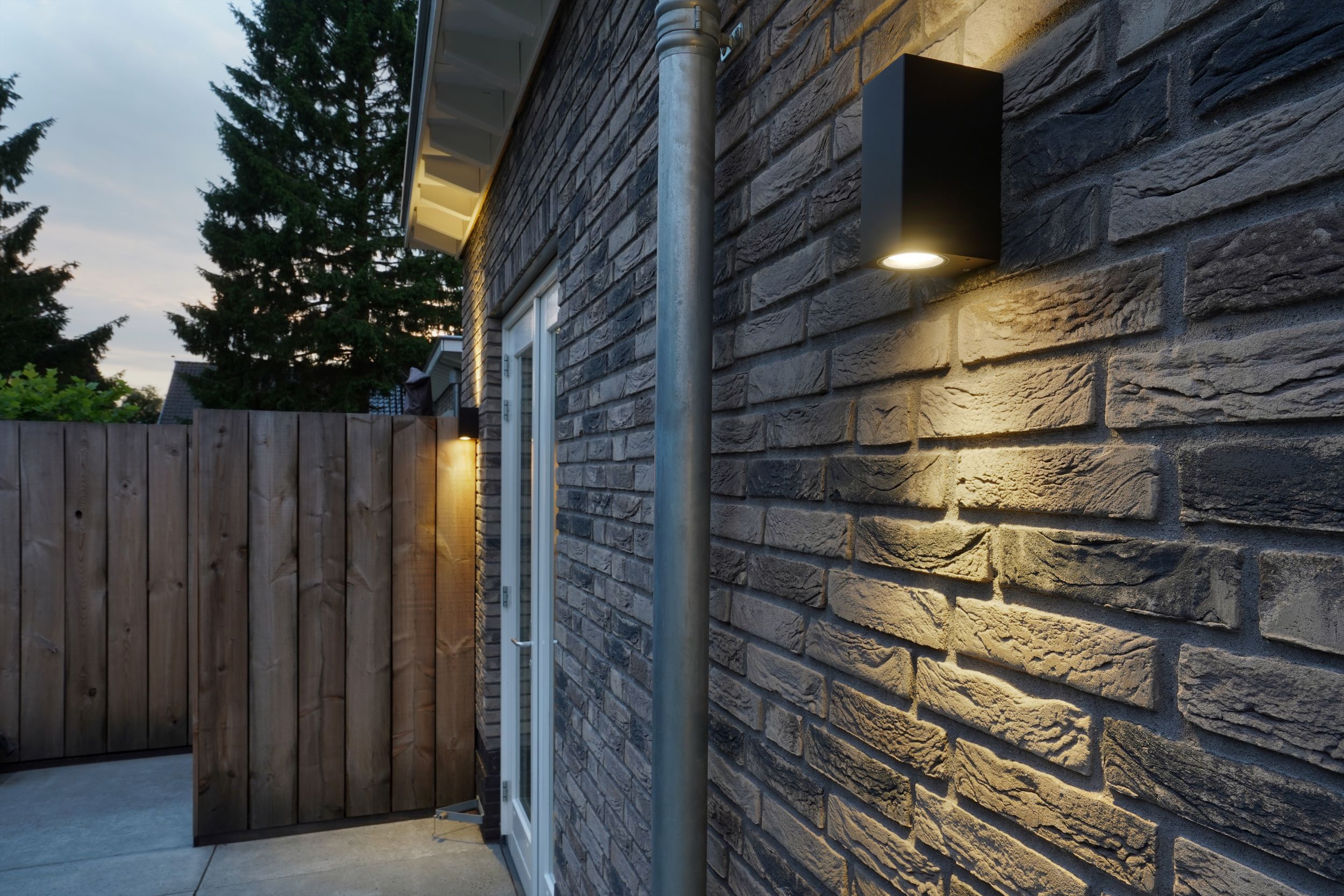 detailfoto verlichting tuin
