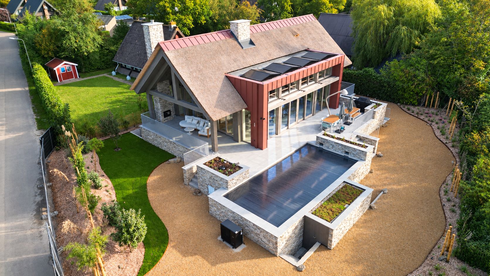 overzicht villa