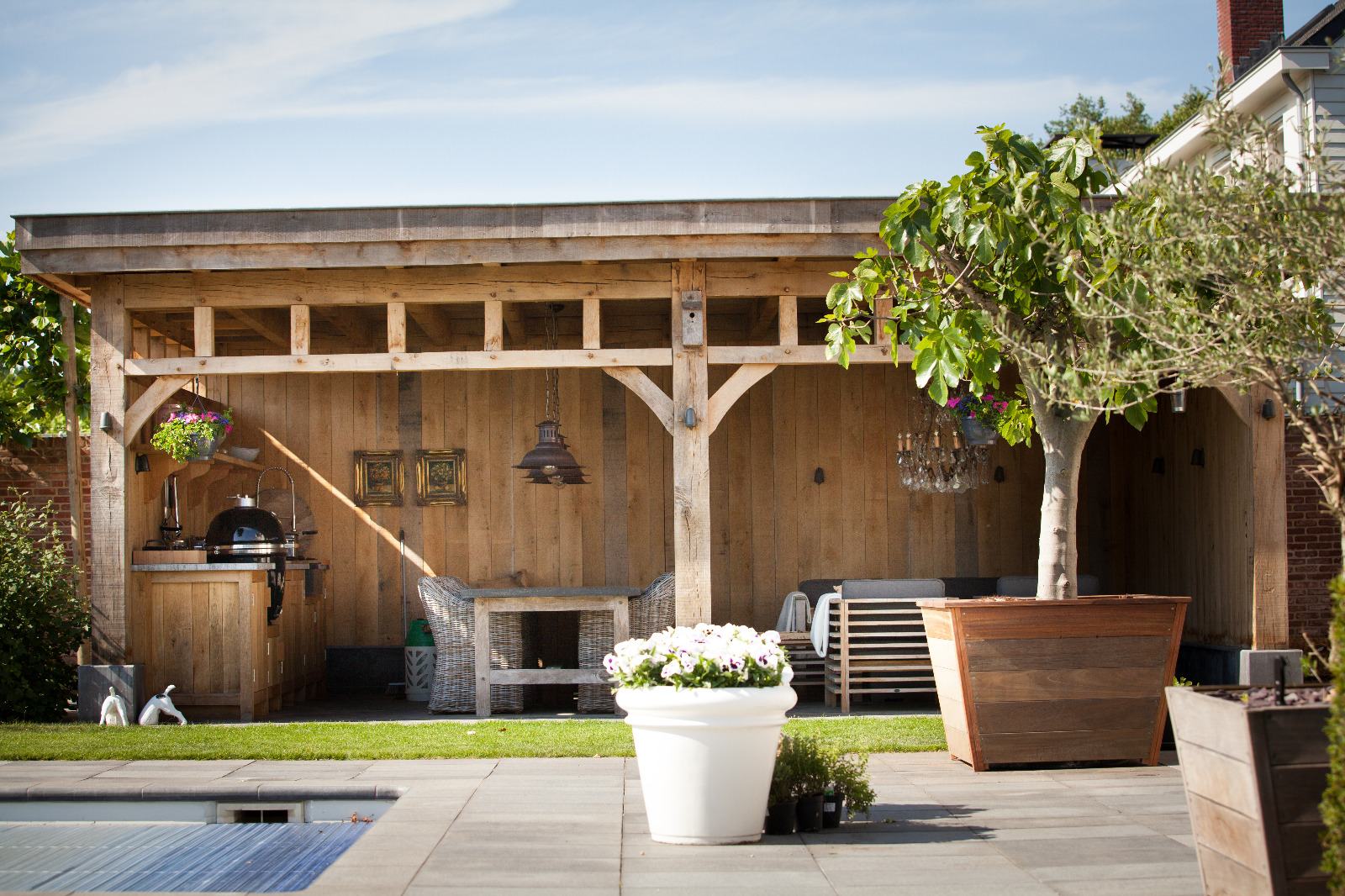 design bijgebouw van hout