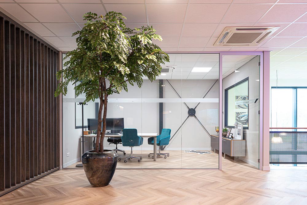 planten in kantoor