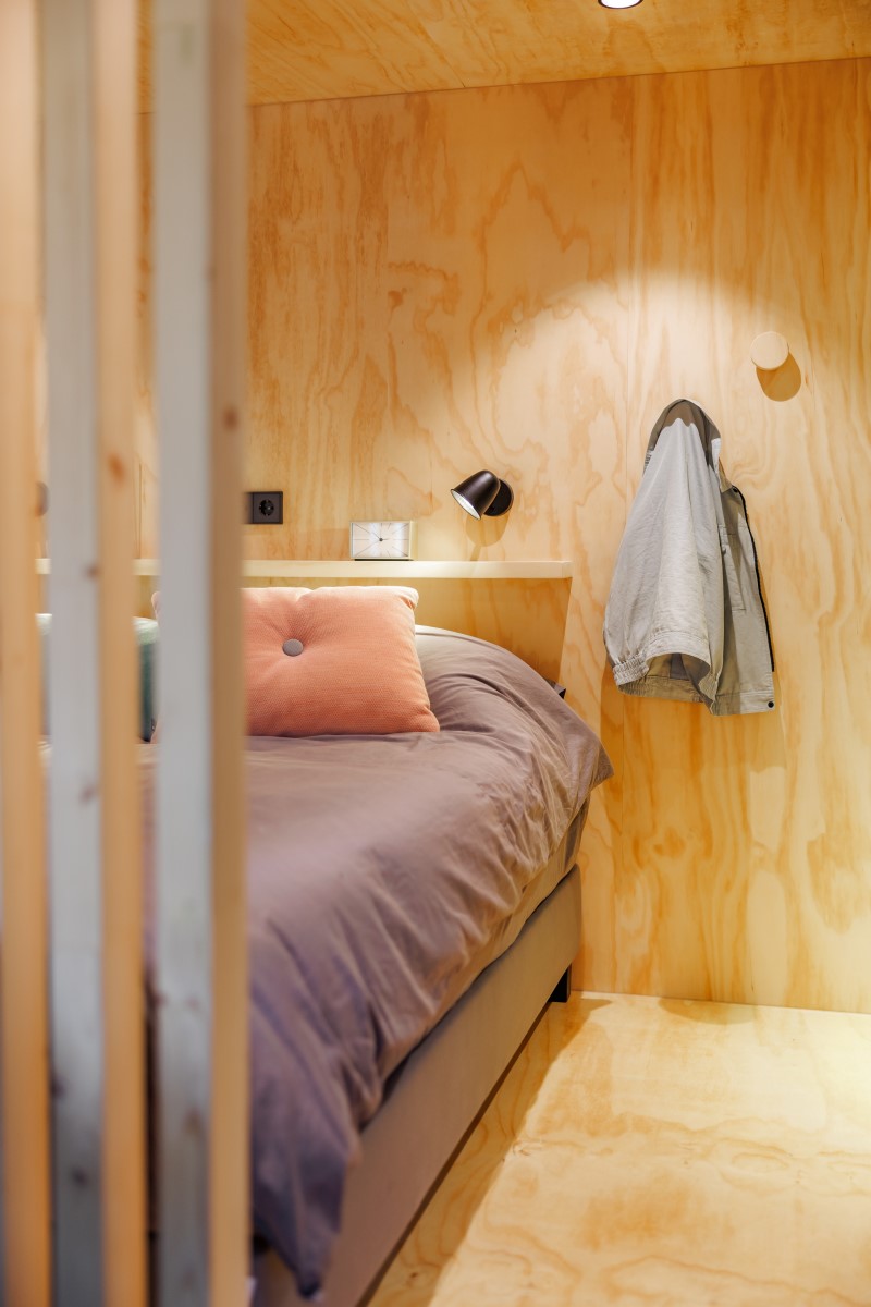 slaapkamer tiny house