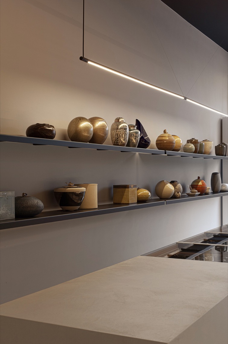 planken in showroom