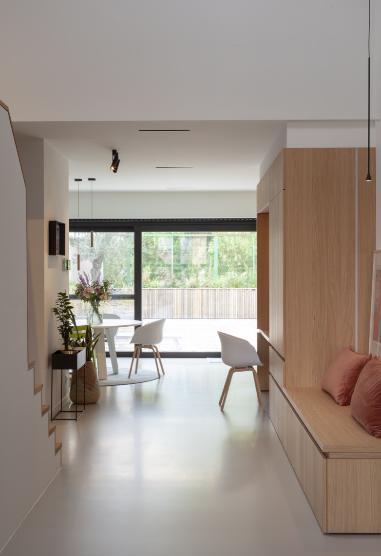 woonkamer met gietvloer