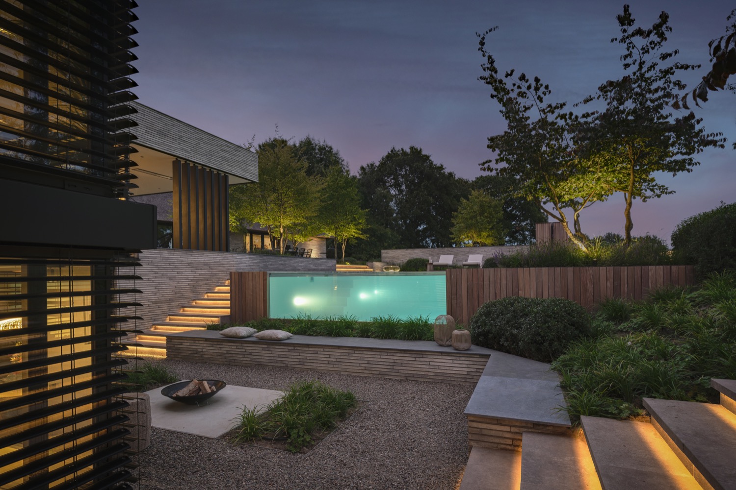 villa met wellness tuin