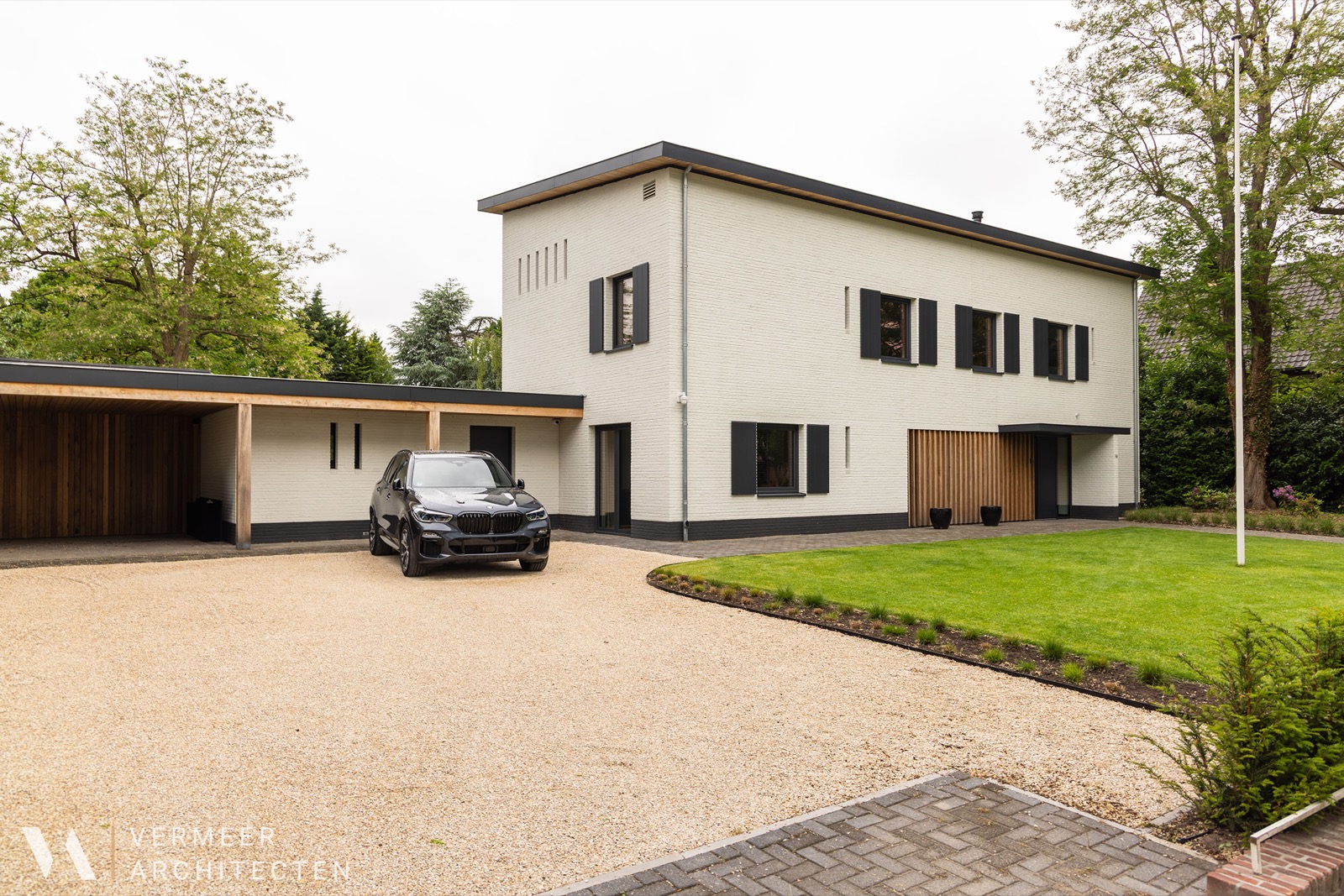 villa met oprit