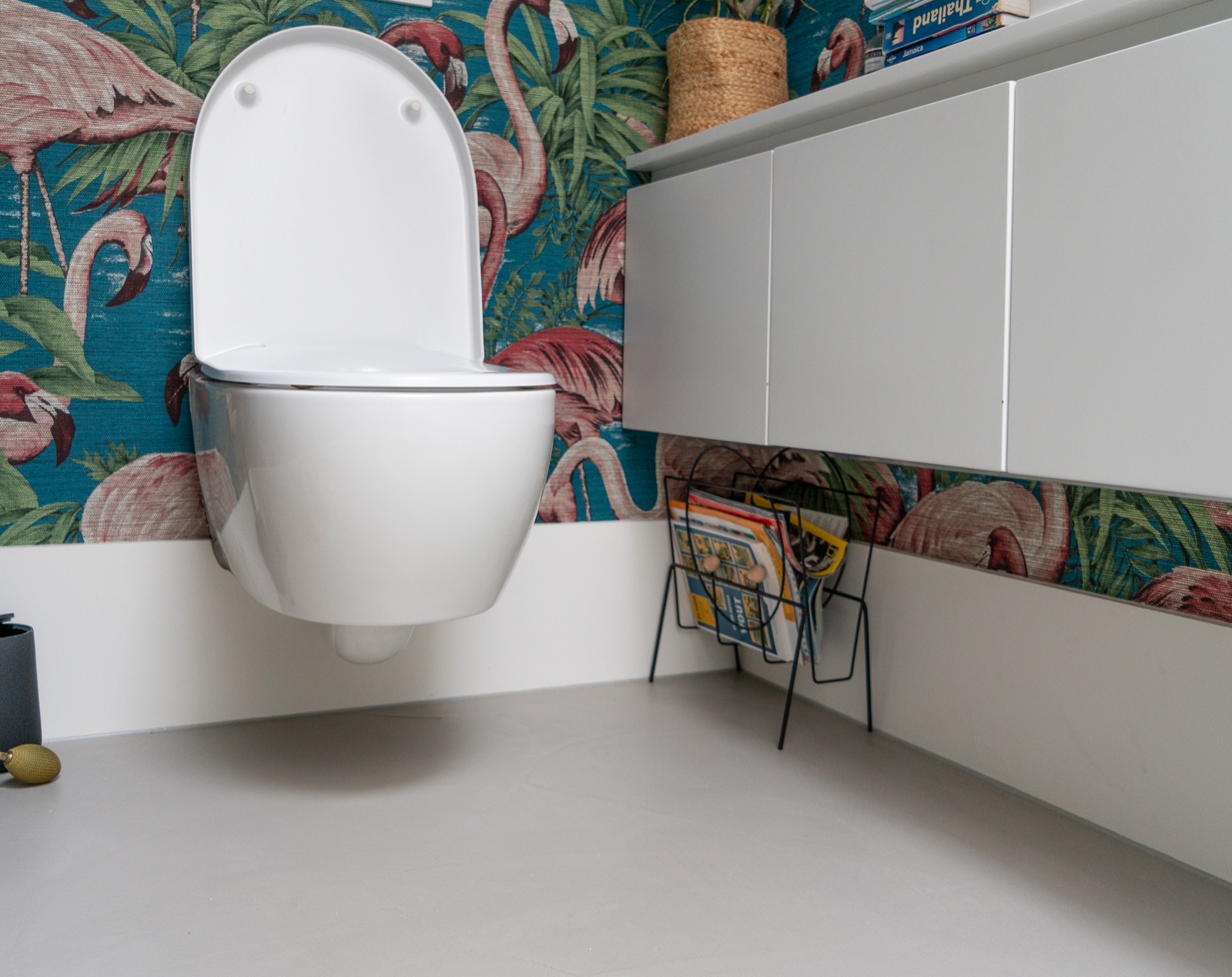 toilet met luxe gietvloer