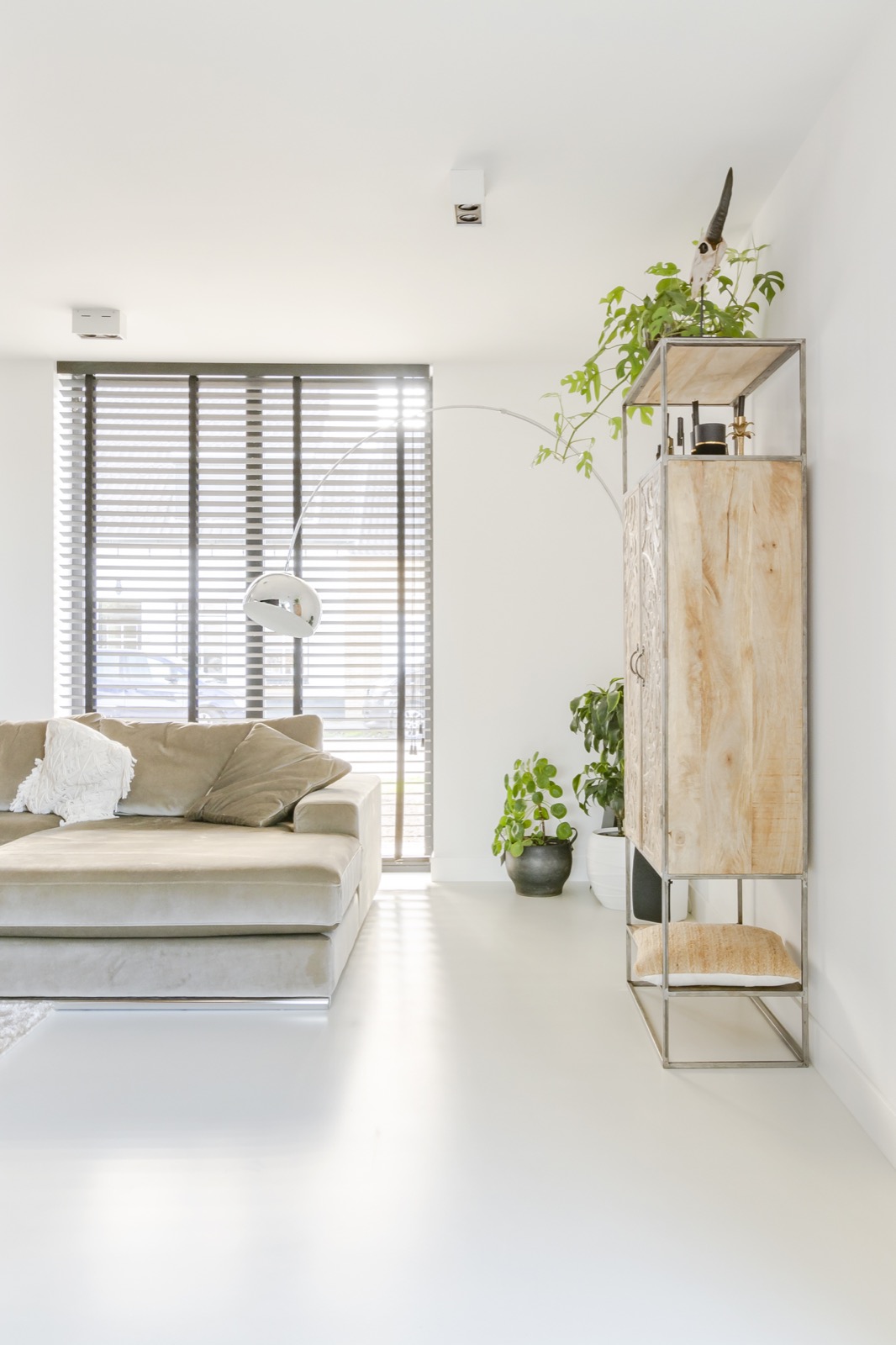 interieur met luxe gietvloer