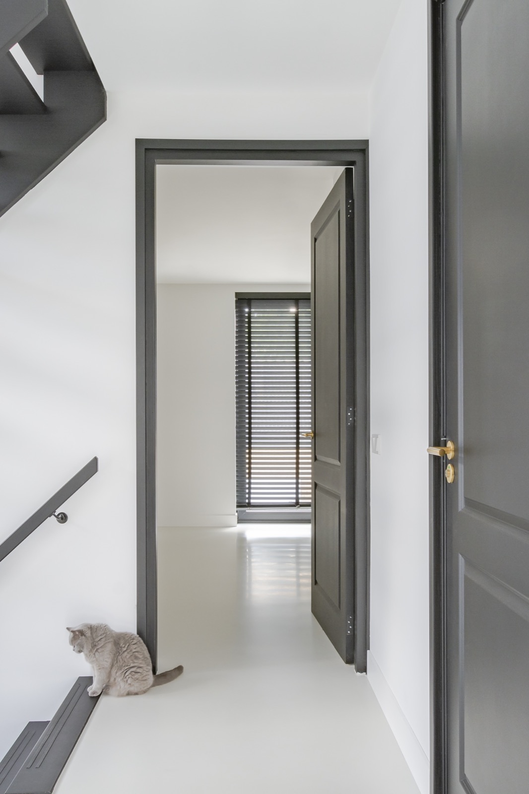 hal met naadloze vloer