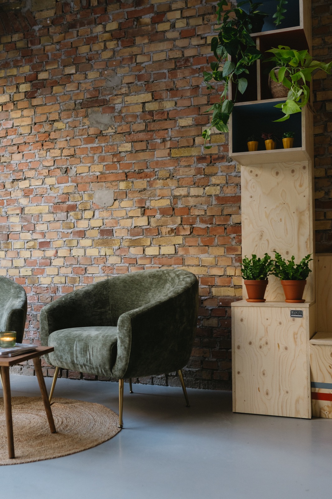 interieur met design gietvloer