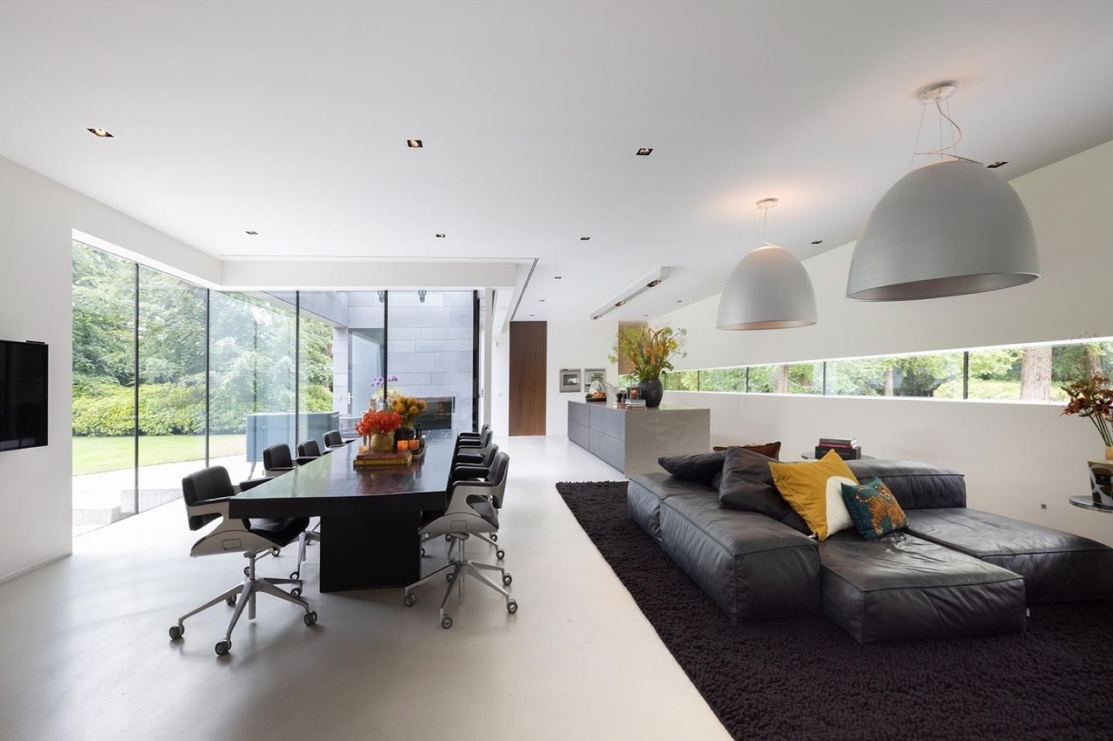 interieur met luxe gietvloer