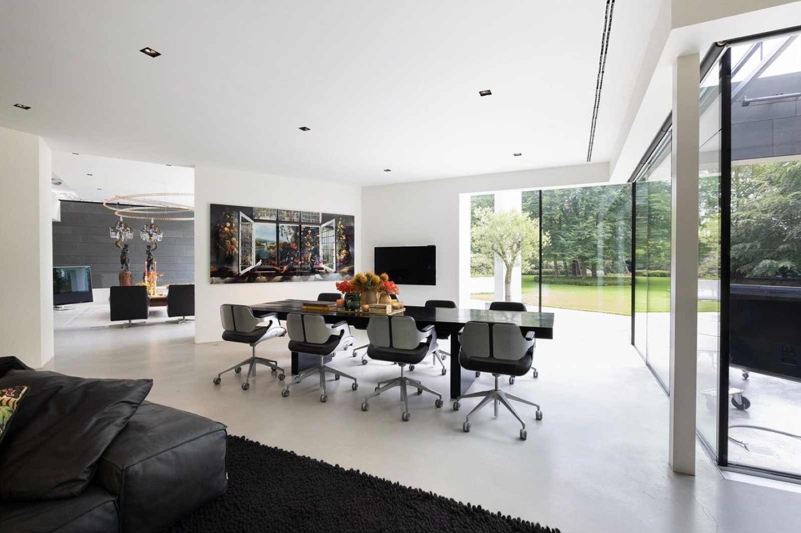 interieur met design gietvloer