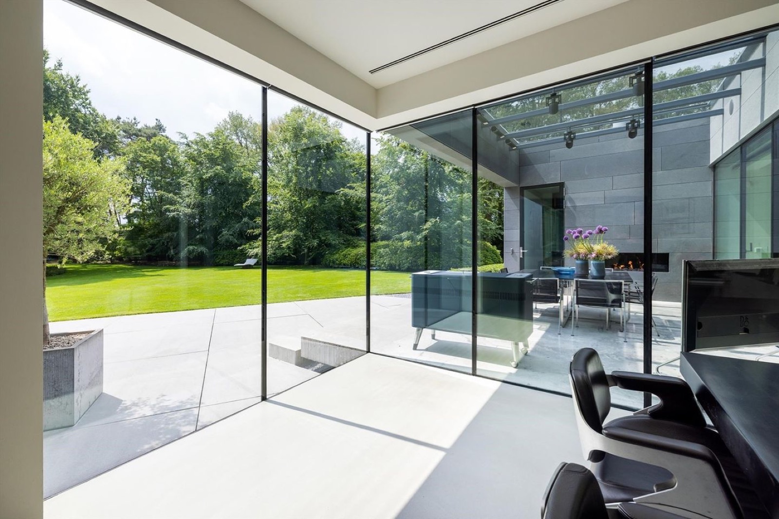 tuinkamer met gietvloer