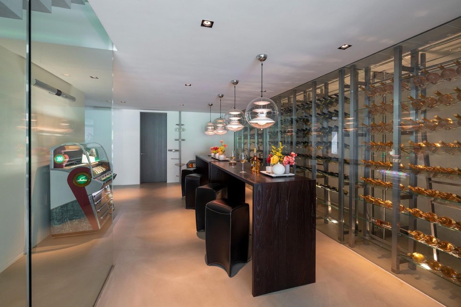 wijnkelder met gietvloer