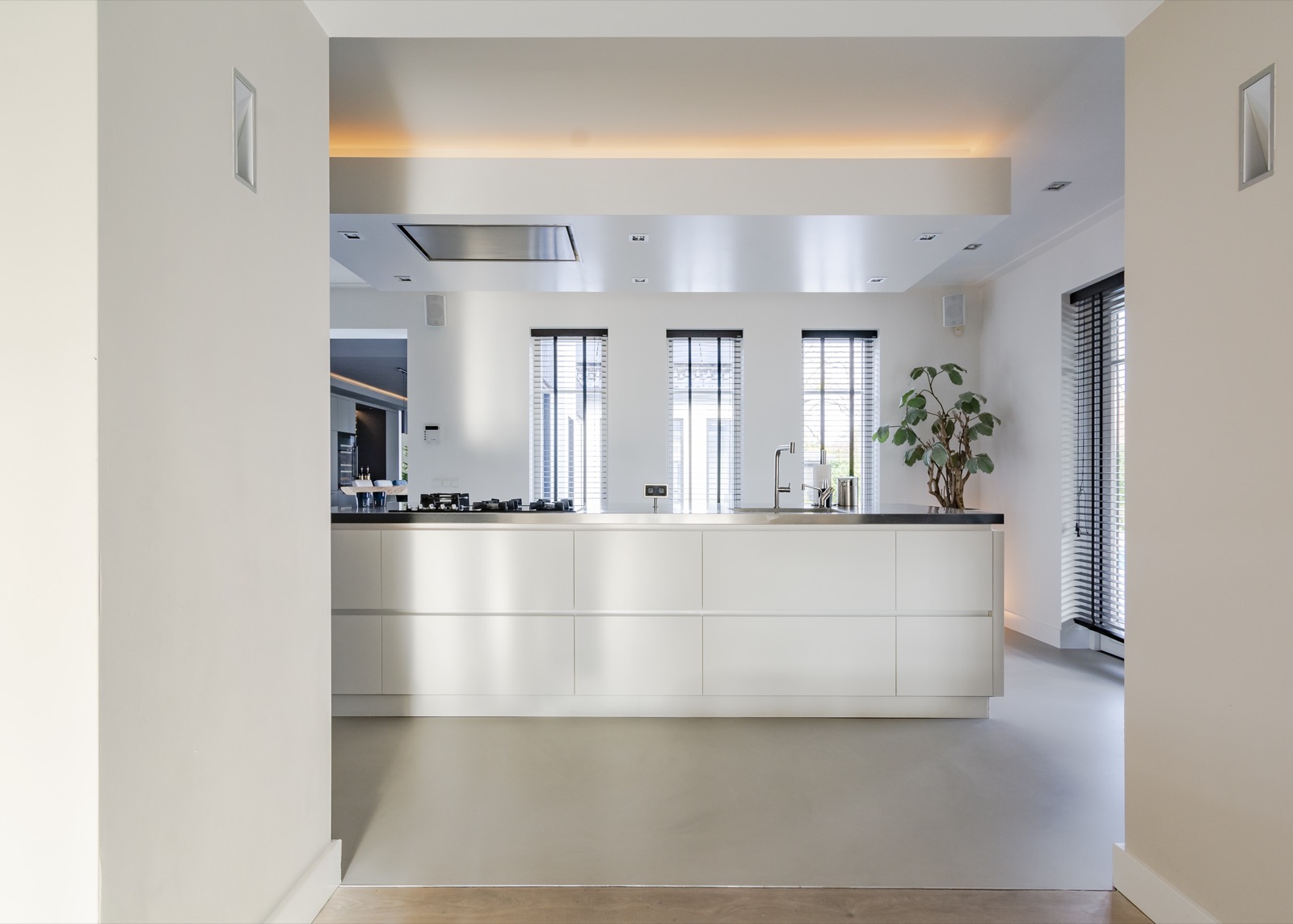 keuken met gietvloer