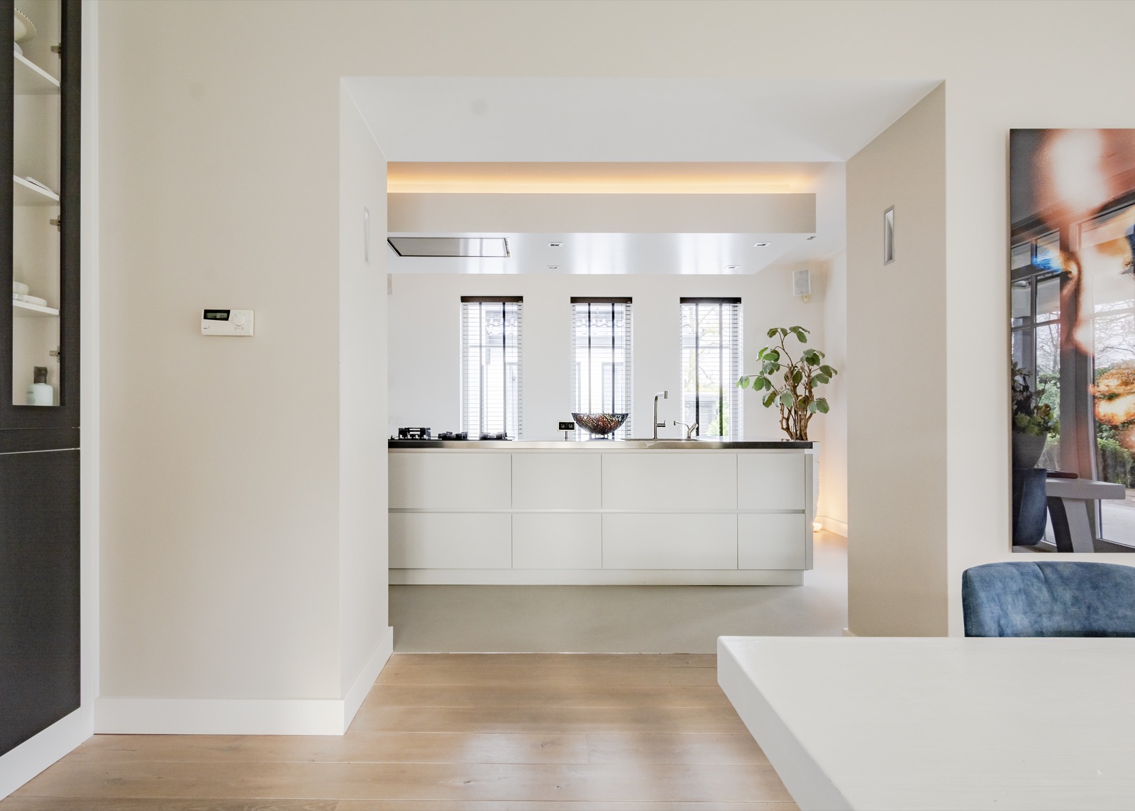 luxe gietvloer in keuken