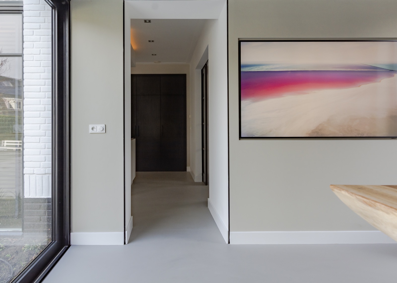 interieur met gietvloer