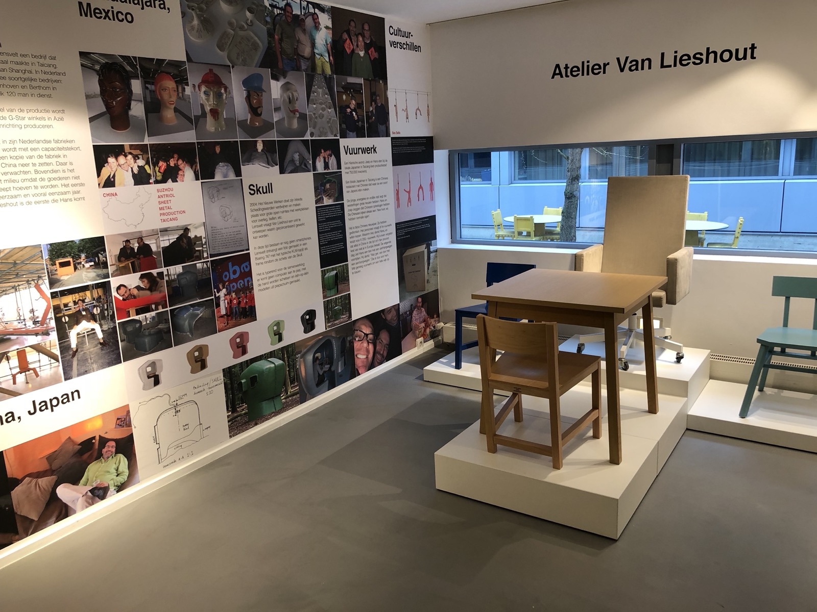 atelier met gietvloer