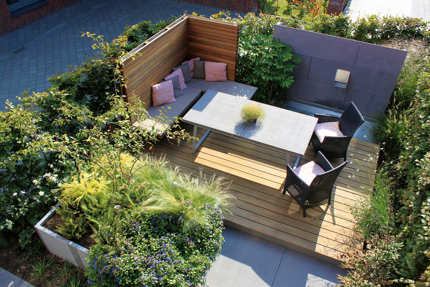 bovenaanzicht tuin