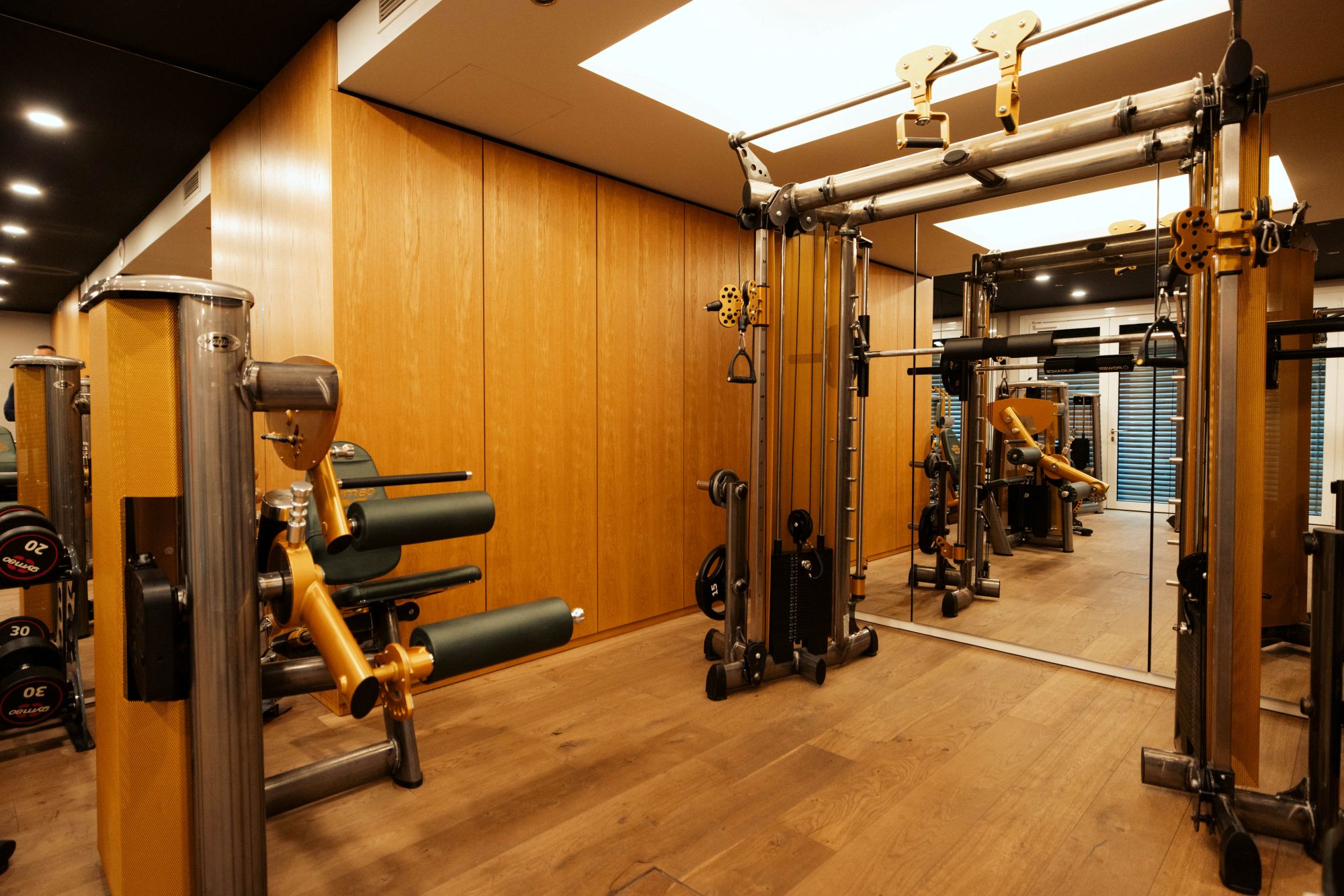 luxe fitnessruimte