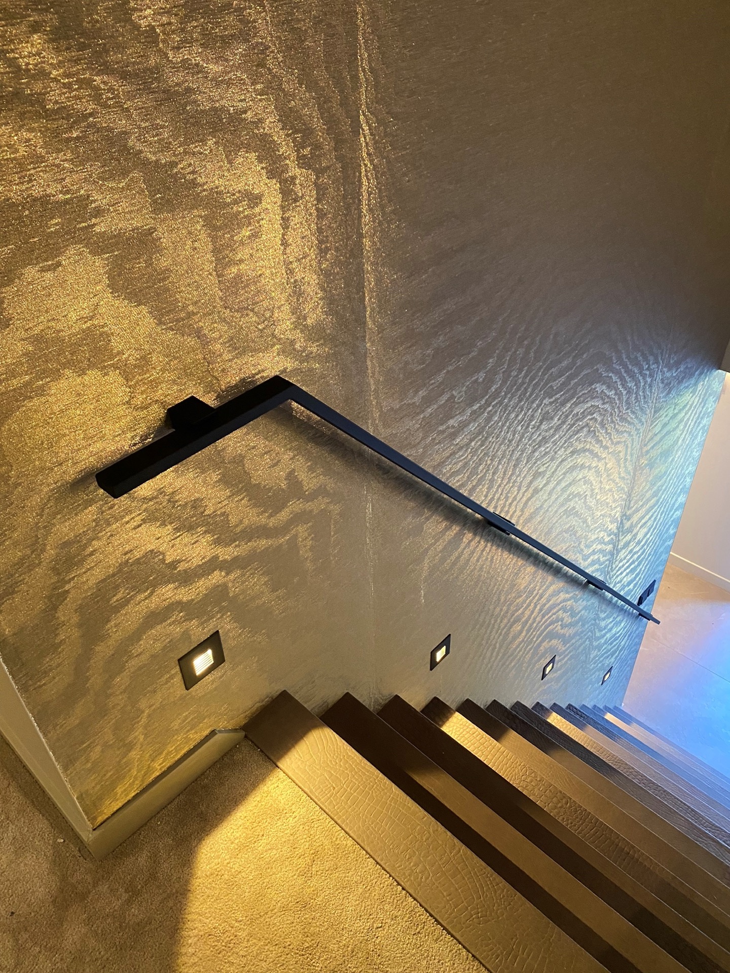 stalen design leuning