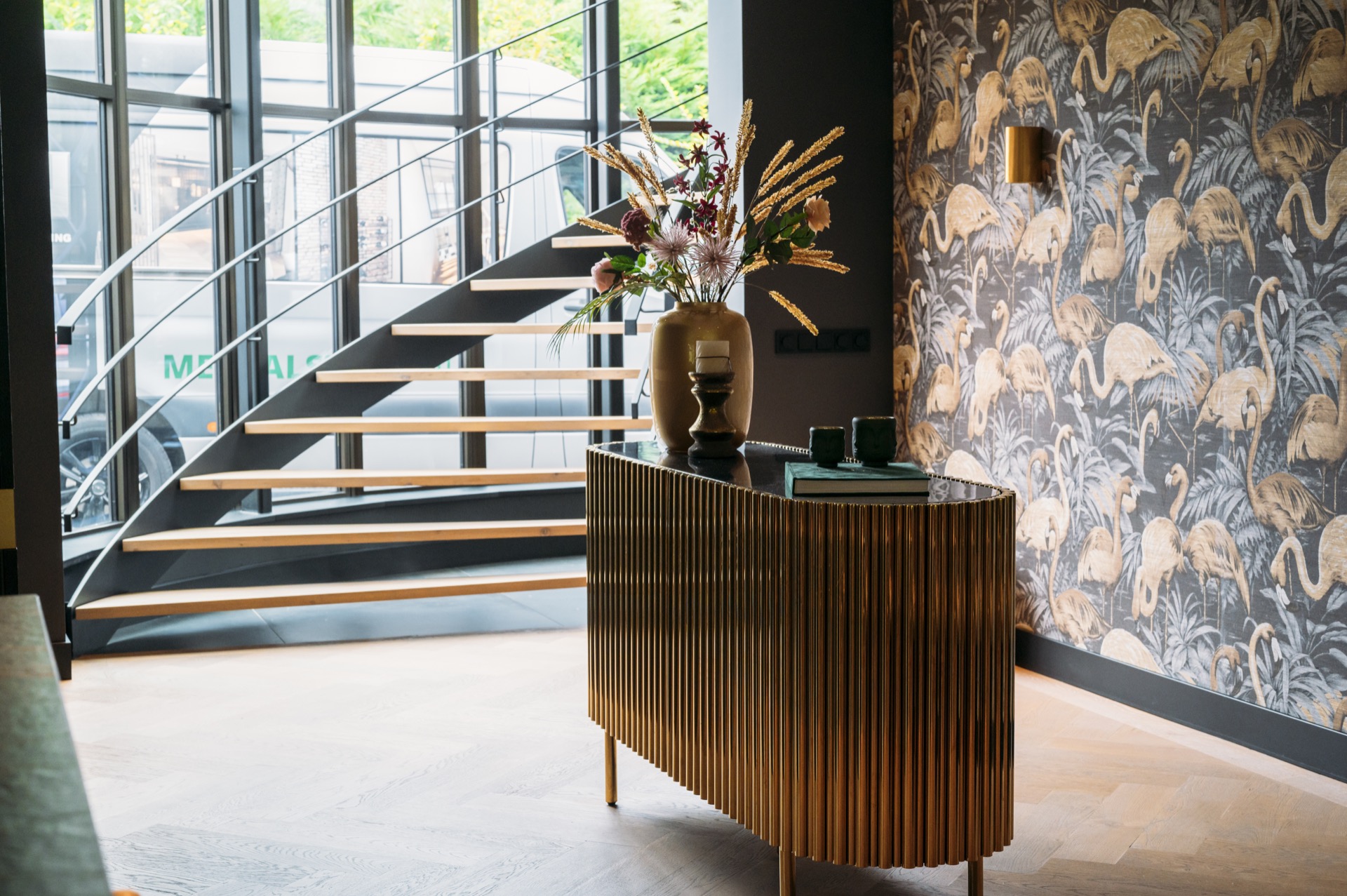 luxe interieur met metaal design
