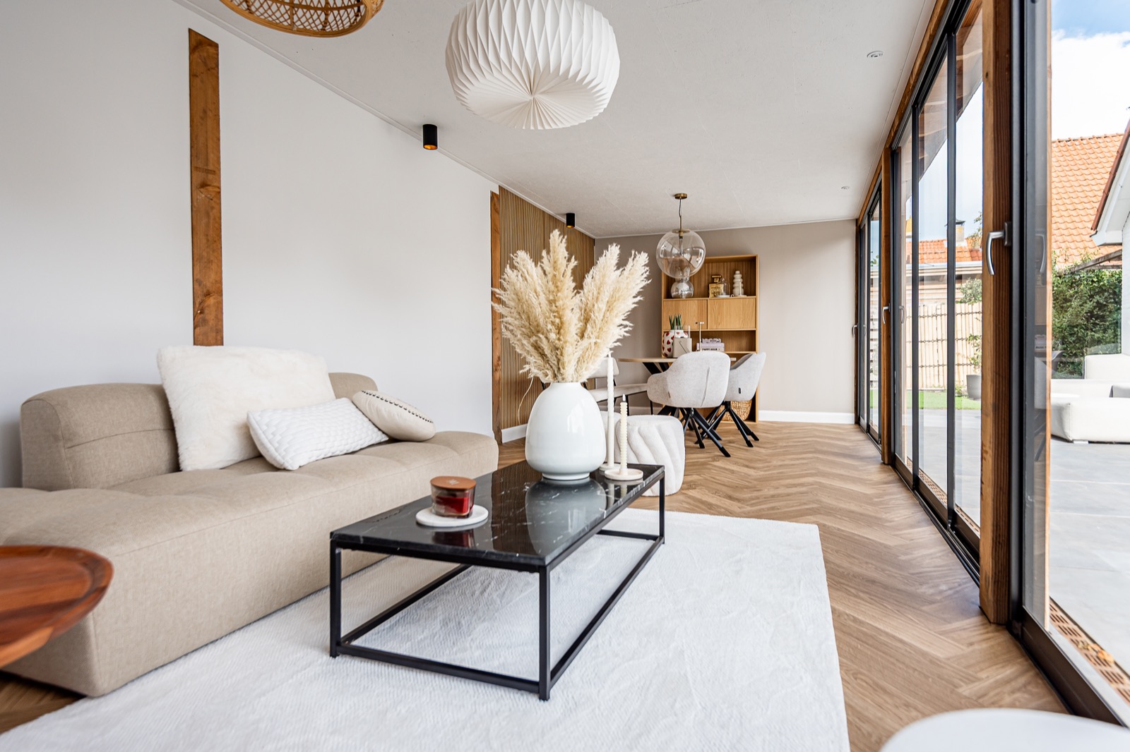 tuinkamer met vouwwanden op maat