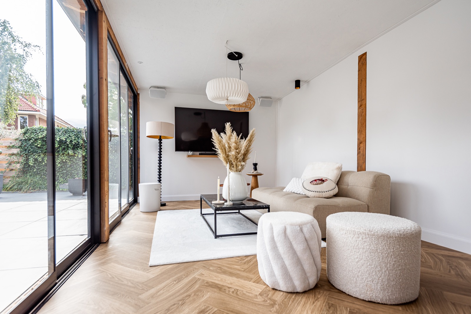 tuinkamer met luxe vouwwanden