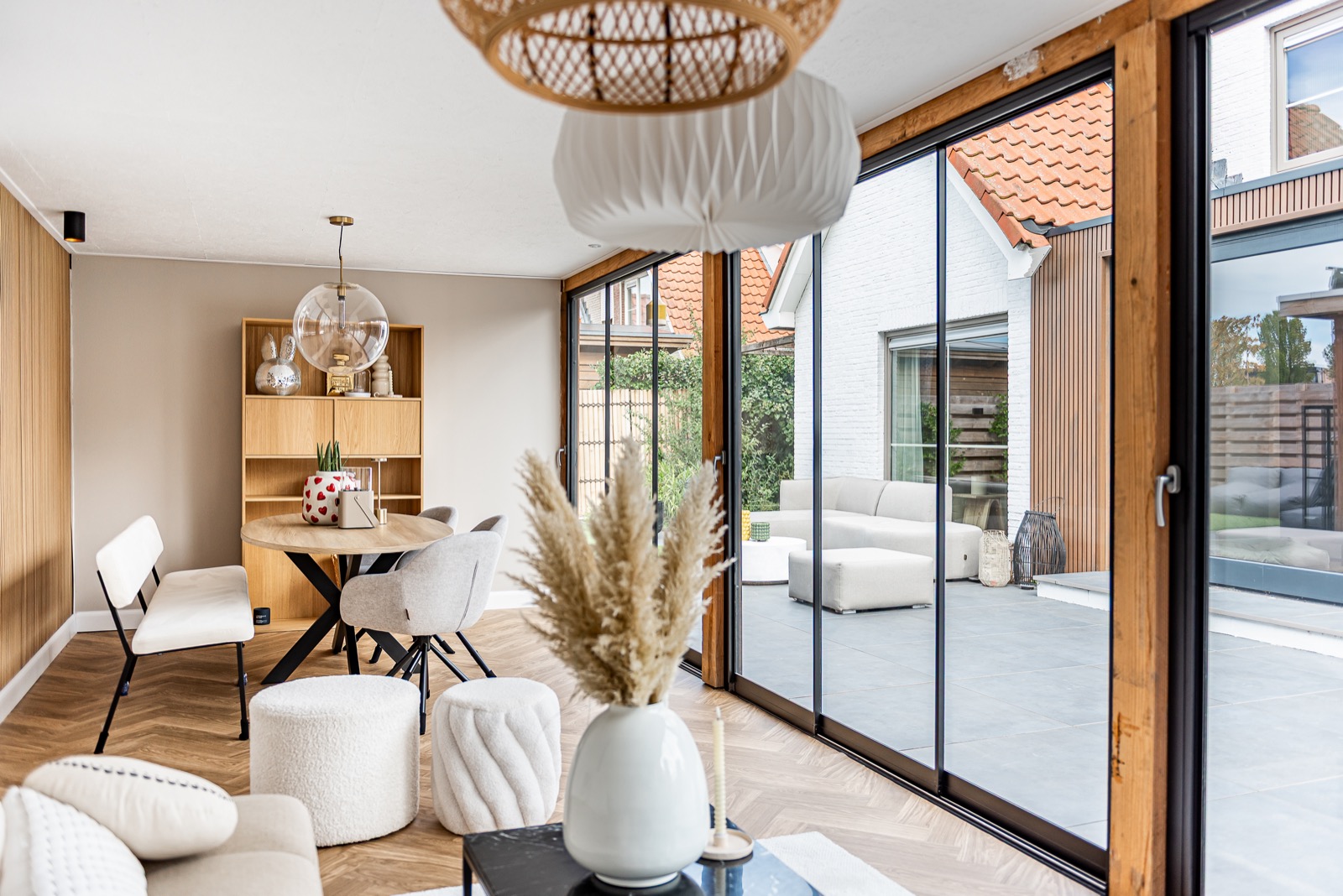 tuinkamer met vouwwanden op maat