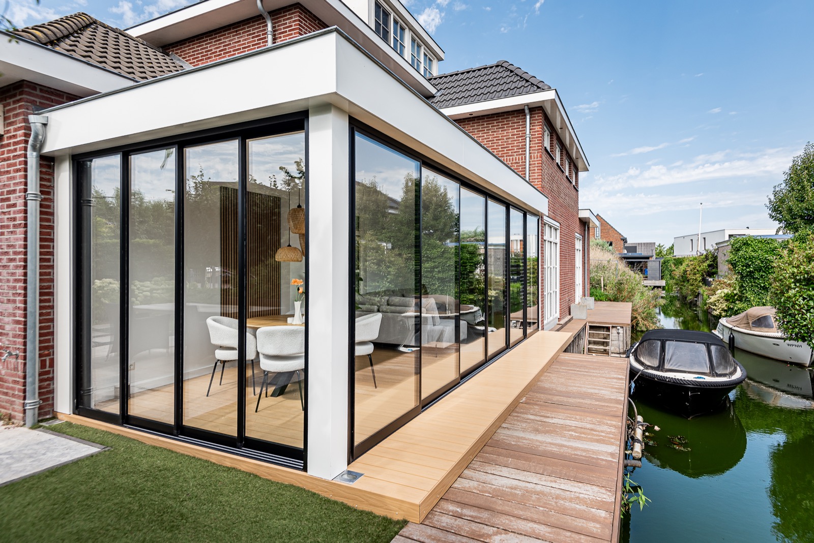 tuinkamer met vouwwanden op maat