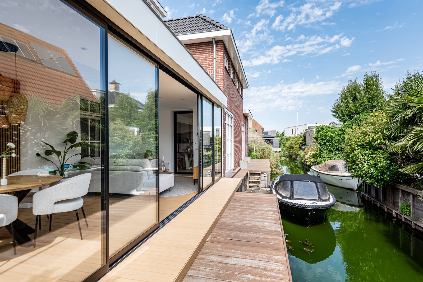 tuinkamer met luxe schuifwanden