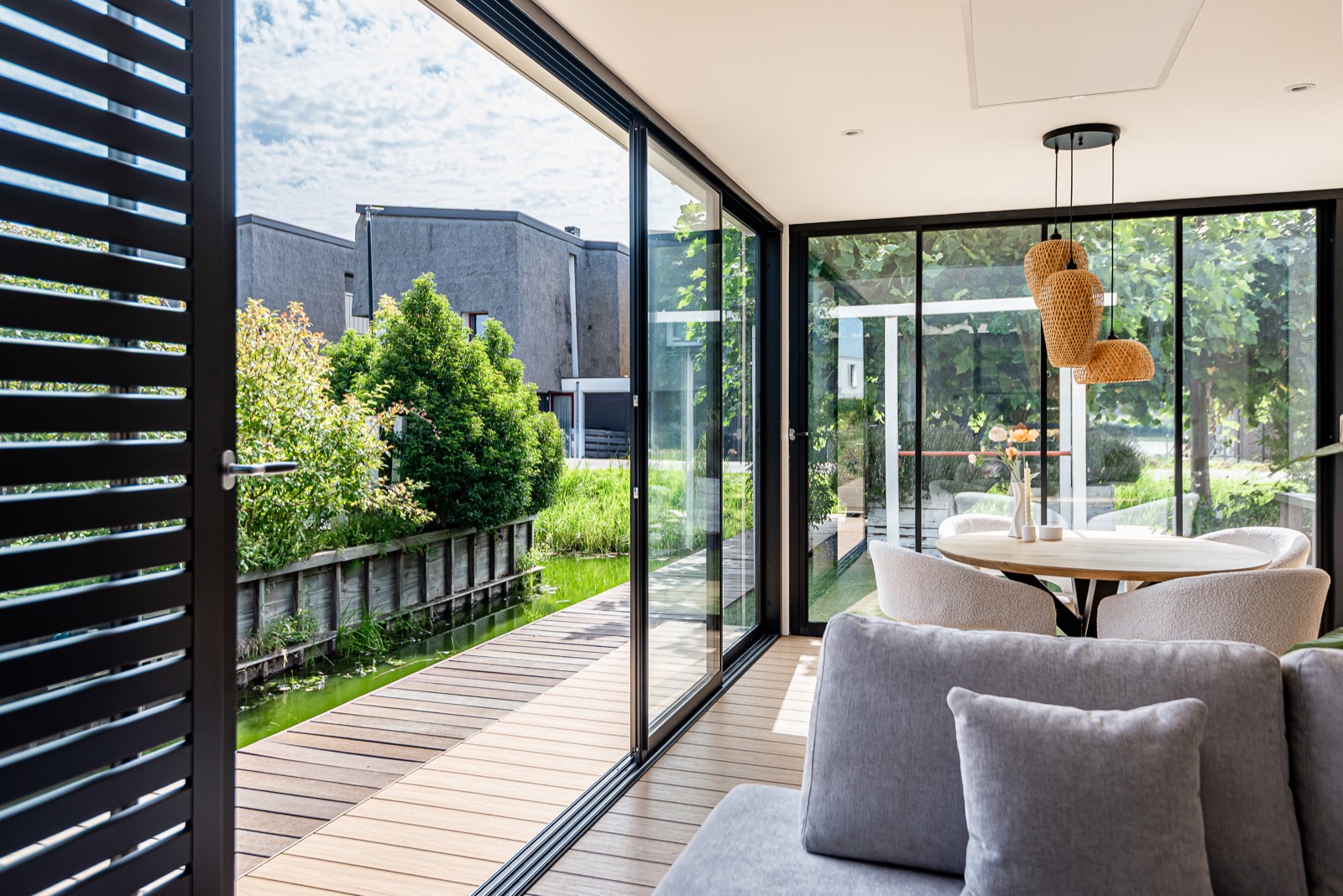 tuinkamer met luxe vouwwanden