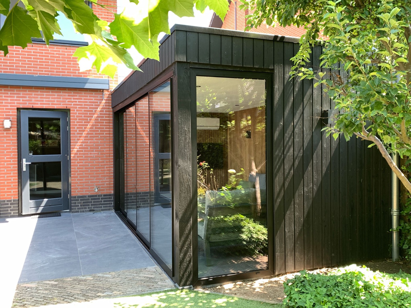 tuinkamer met luxe schuifwanden
