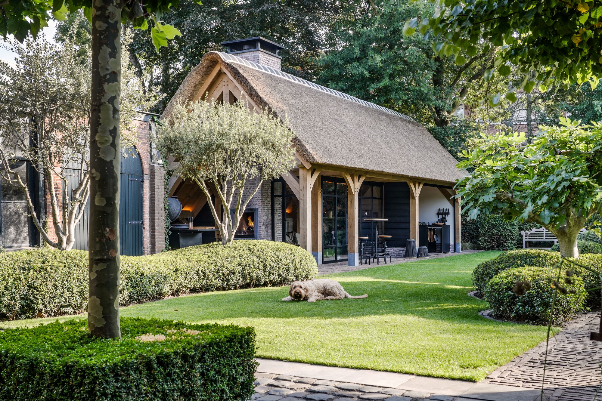 houten bijgebouw