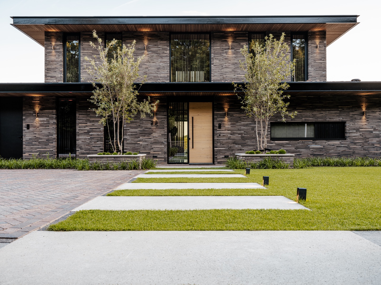 voorkant luxe villa