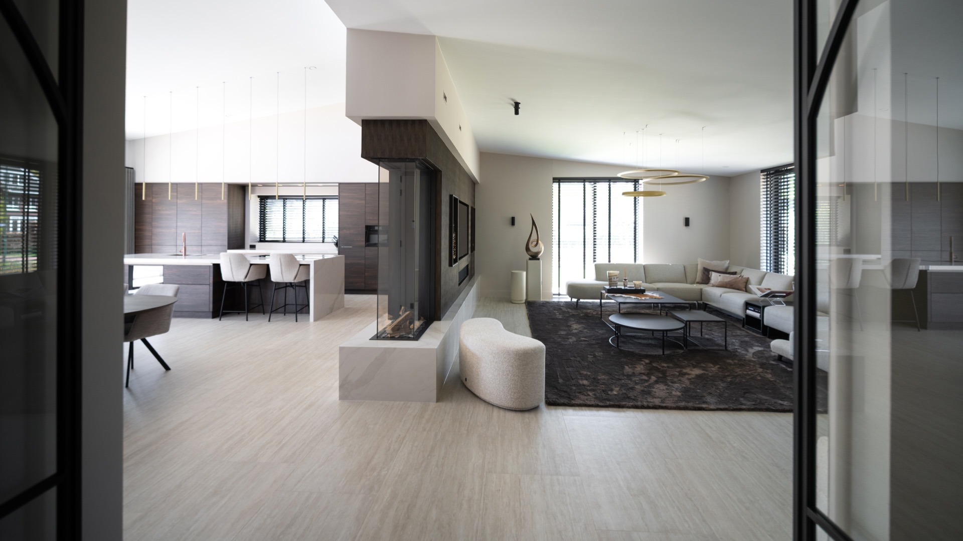 luxe woonkamer inrichting
