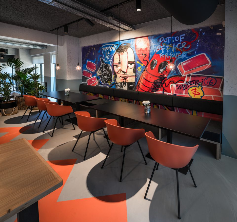 Interieur met kunst