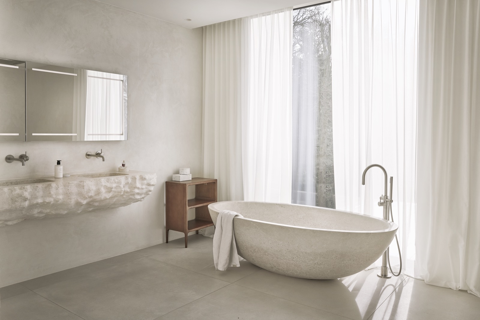 badkamer met luxe kranen