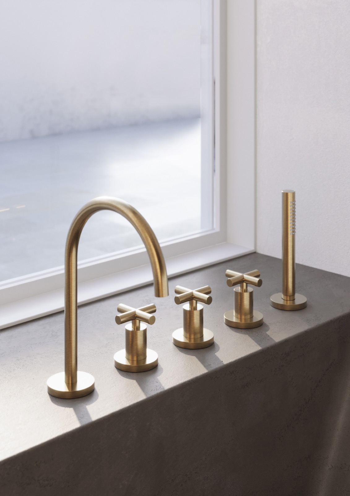 design kraan met luxe knoppen