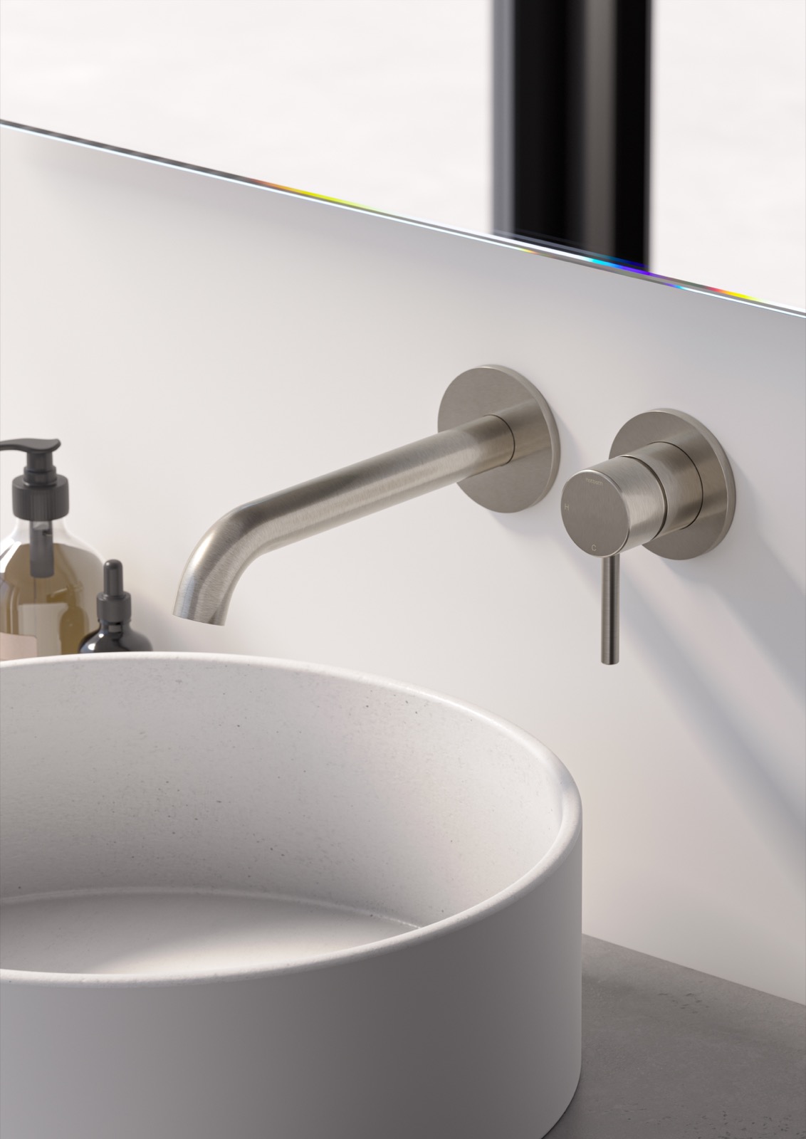 wasbak met design kraan