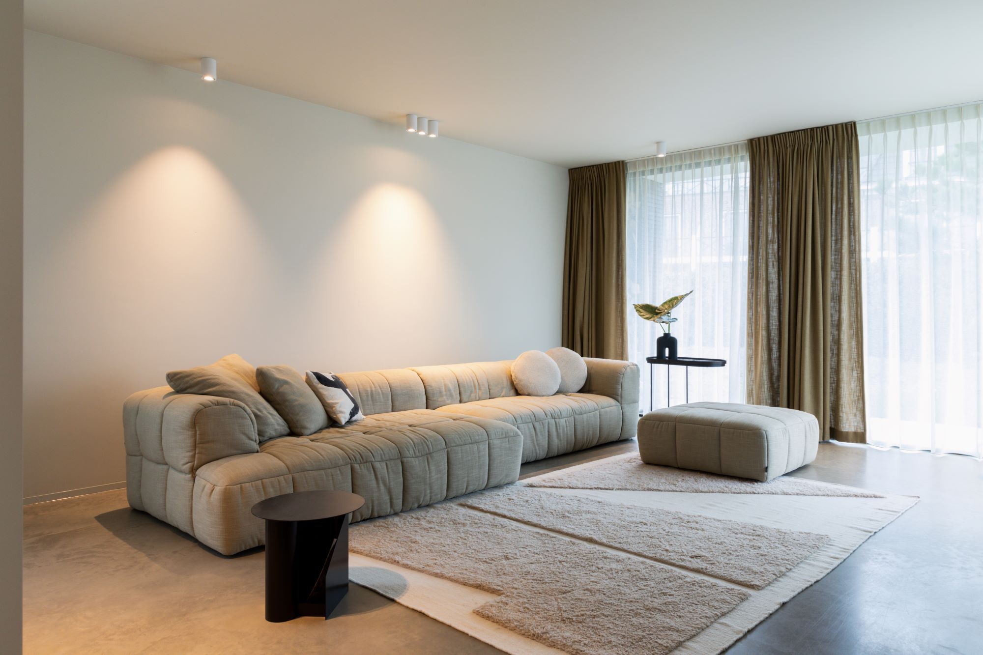Luxe woonkamer ontwerp