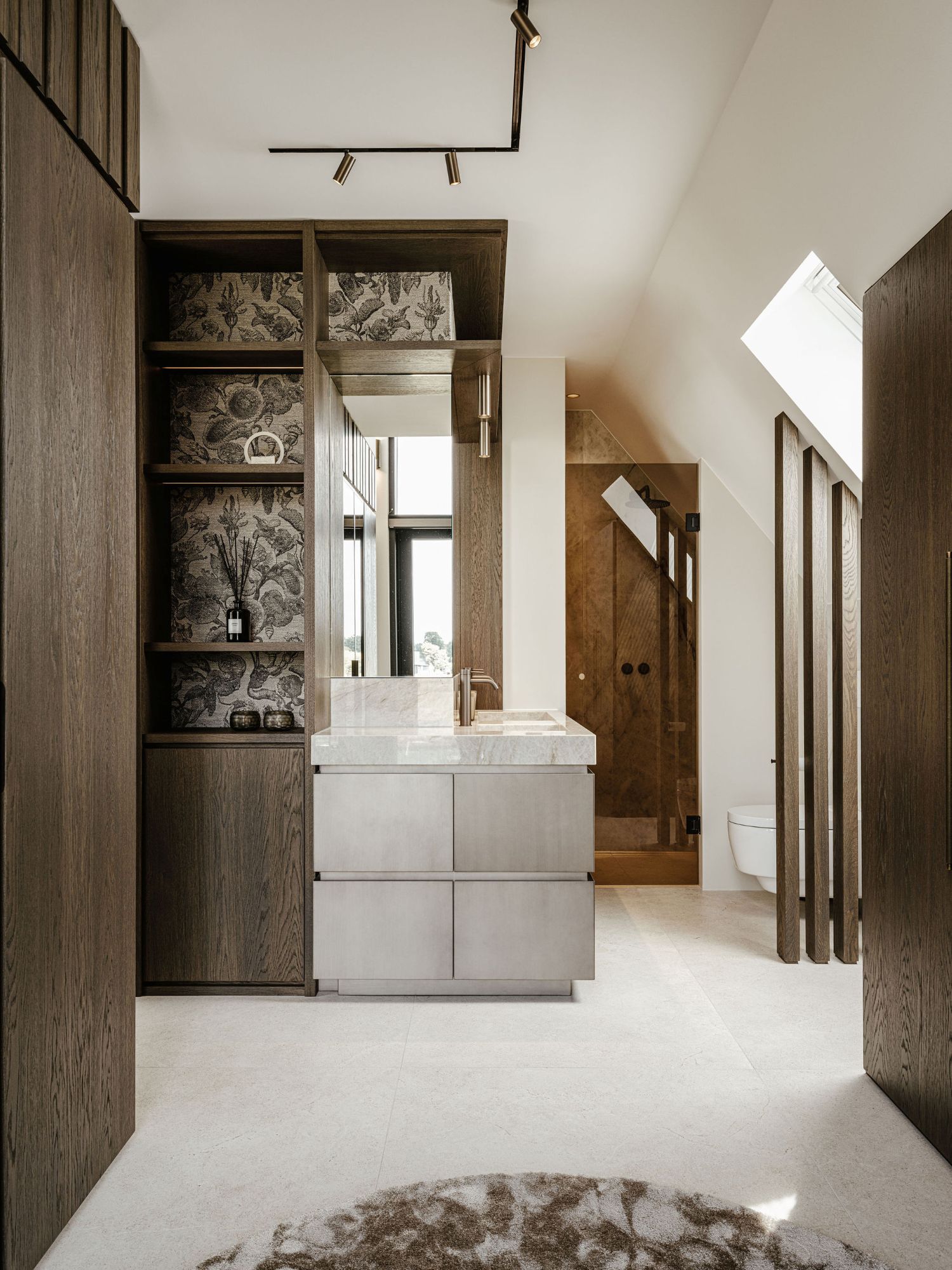 badkamer met natuursteen