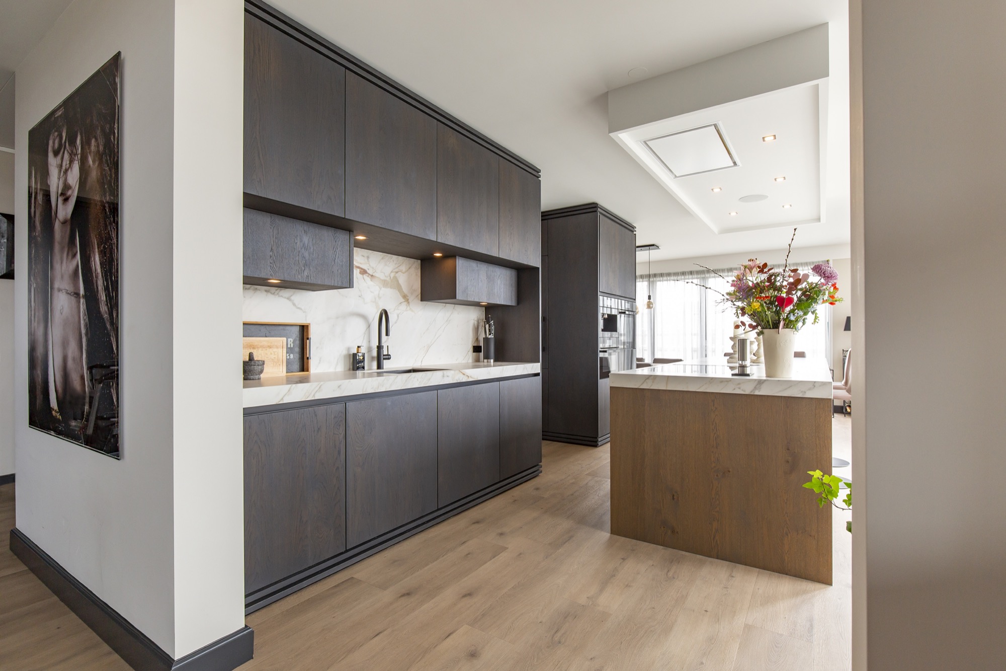 keuken met luxe werkblad