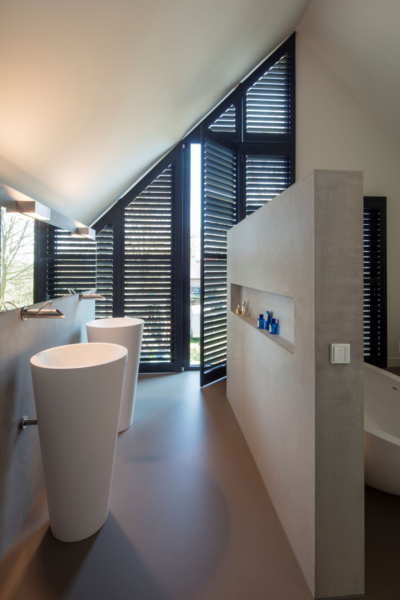 badkamer met shutters