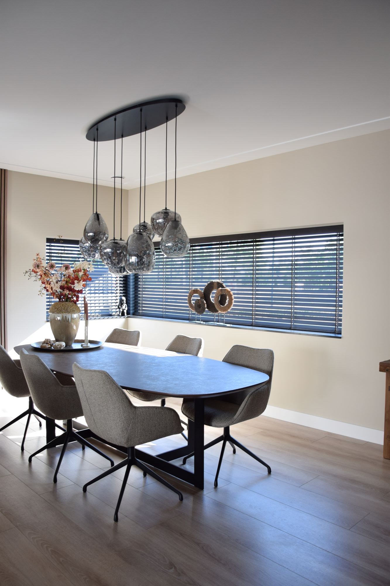 shutters in eetkamer
