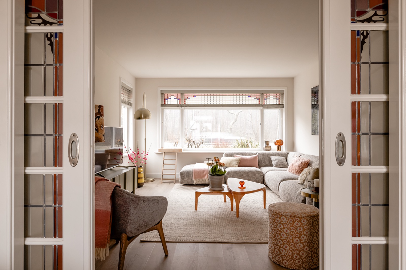 interieur met luxe jaloezieën