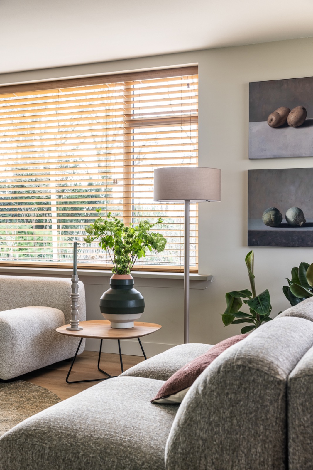 zithoek met luxe shutters