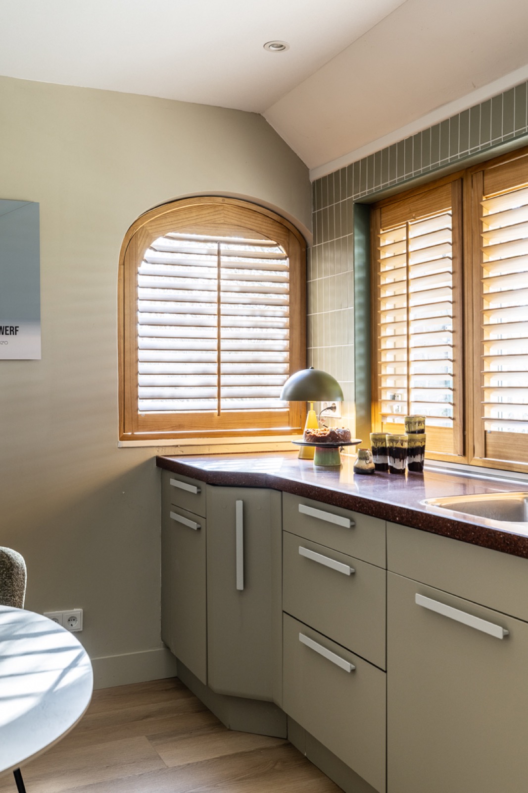 design shutters in keuken