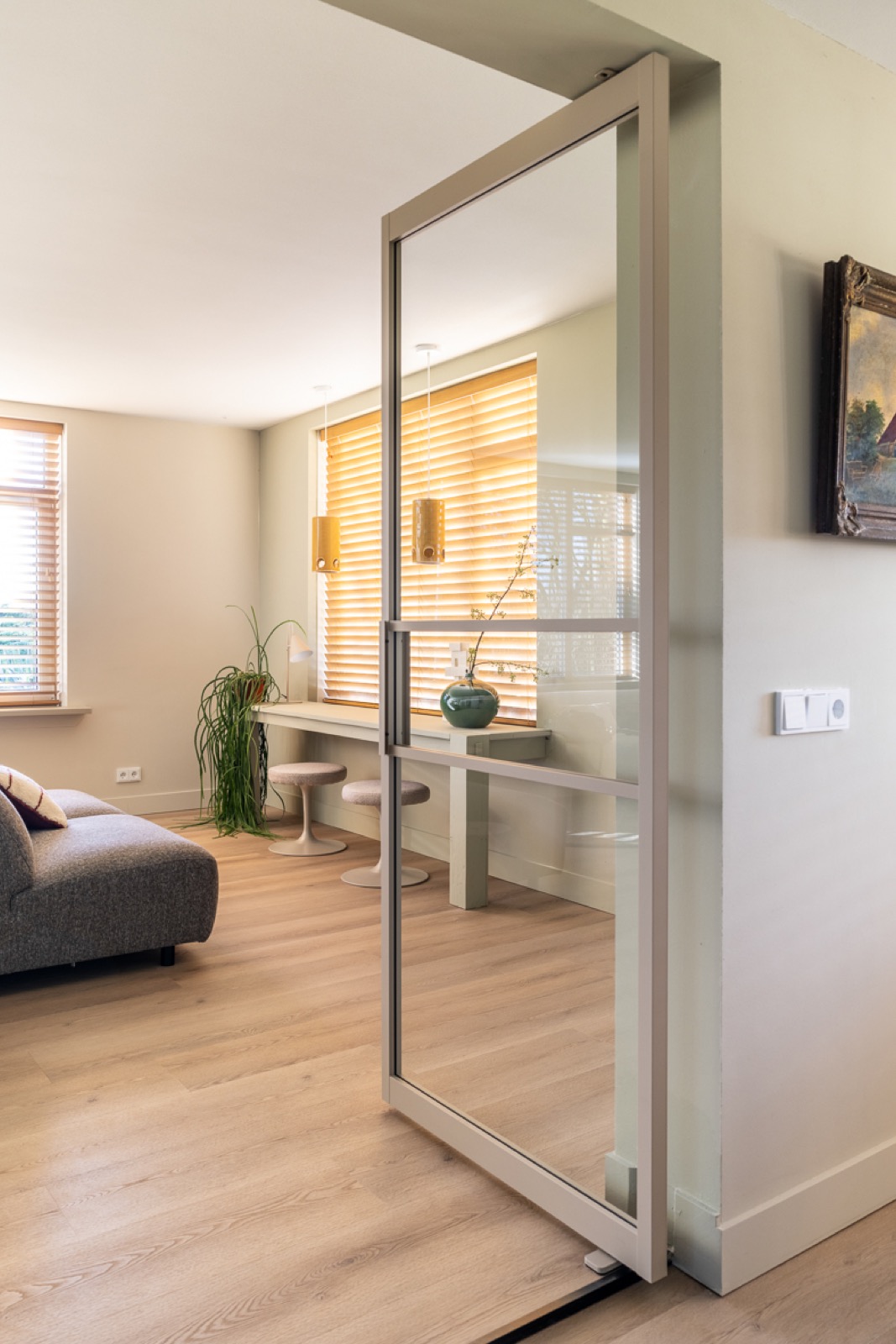interieur met exclusieve raamdecoratie