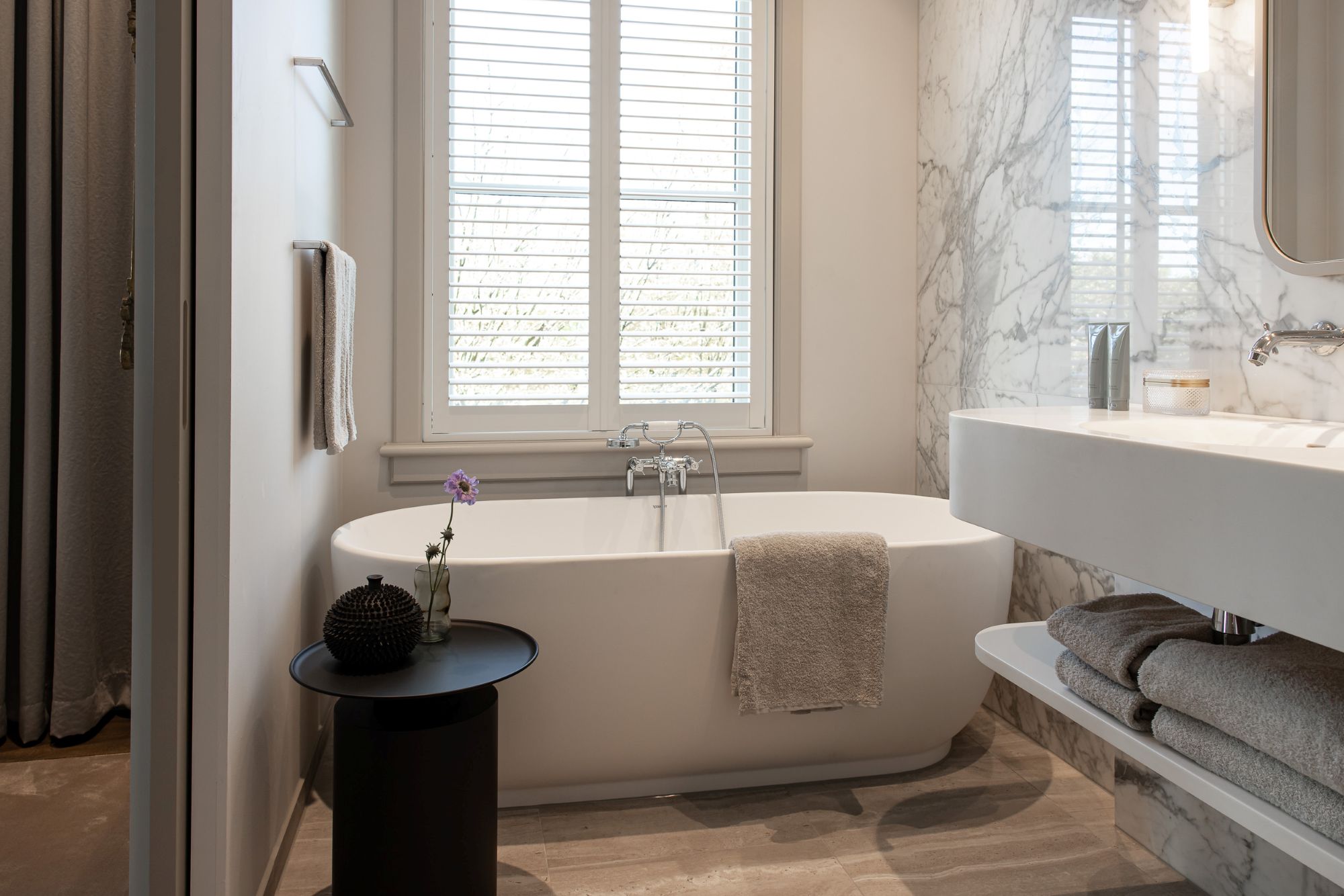 badkamer met shutters